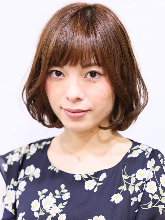 肩につかないくらいのボブ 横浜市南区,井土ヶ谷駅の美容室 ヘアーウィザーズ / Hair Wizards